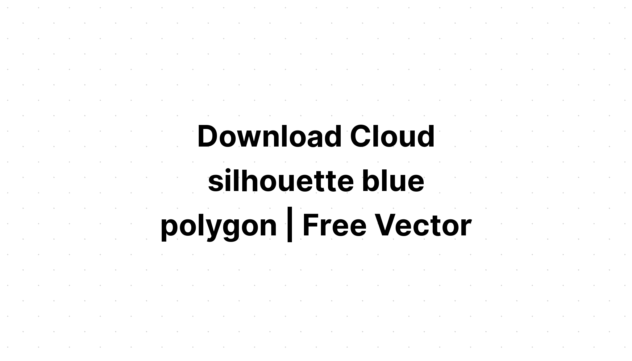 Download Cloud Vector Design Bundle SVG File
